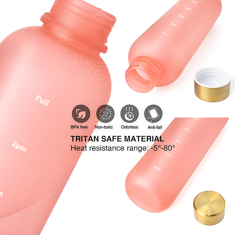 Leakproof Motivational Water Bottle (1L)